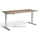 Cromo Dual Motor Chrome Height Adjustable Desk